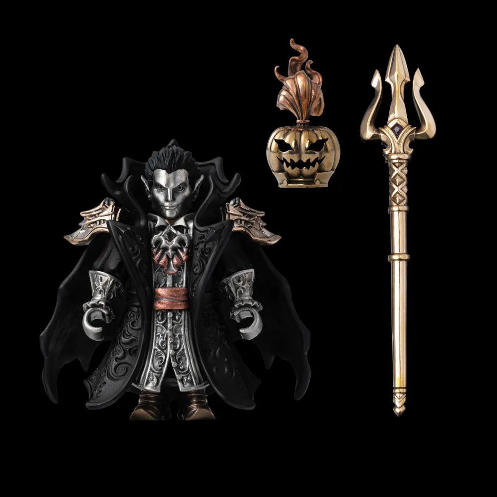 Nosferion with the Demon Trident and the Pumpkin Head